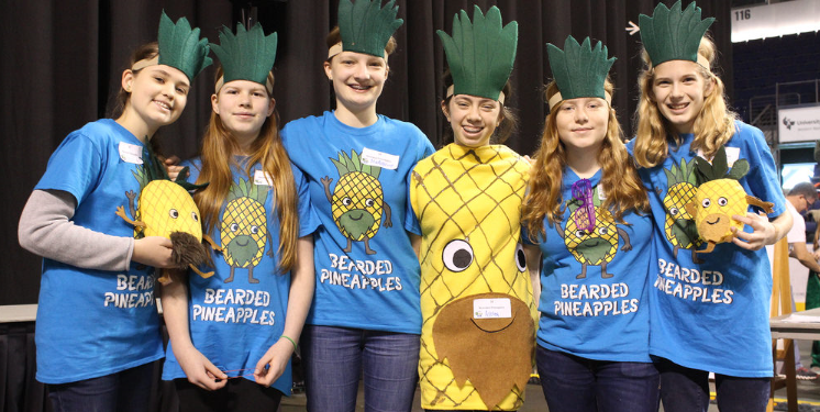 Bearded Pineapples at the Western Washington FLL Championships